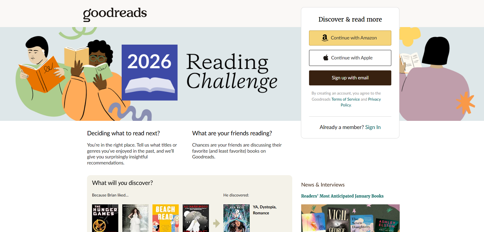 Join Our Amazing Goodreads Group